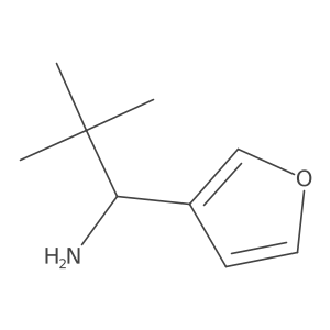 (I+/-R)-I+/--(1,1-Dimethylethyl)-3-furanmethanamine Structure
