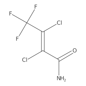 2,3-Dichloro-4,4,4-trifluoro-2-butenamide结构式