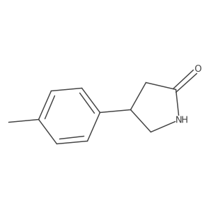 (R)-4-(P-Tolyl)pyrrolidin-2-one Structure