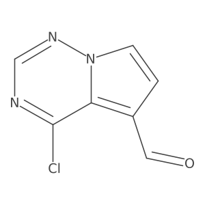 4-Chloropyrrolo[2,1-f][1,2,4]triazine-5-carbaldehyde Structure