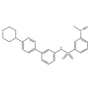 N-(3-(6-morpholinopyridazin-3-yl)phenyl)-3-nitrobenzenesulfonamide Structure
