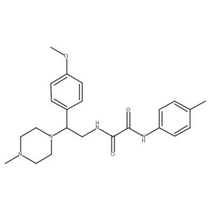 N1-(2-(4-methoxyphenyl)-2-(4-methylpiperazin-1-yl)ethyl)-N2-(p-tolyl)oxalamide Structure