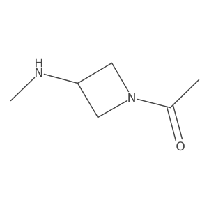1-acetyl-N-methylazetidin-3-amine Structure