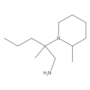 I(2),2-Dimethyl-I(2)-propyl-1-piperidineethanamine结构式