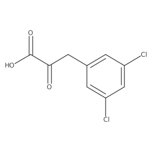 3-(3,5-Dichlorophenyl)-2-oxopropanoic acid Structure