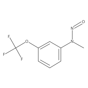 Benzenamine, N-methyl-N-nitroso-3-(trifluoromethoxy)-结构式