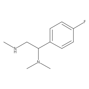 [2-(Dimethylamino)-2-(4-fluorophenyl)ethyl](methyl)amine Structure