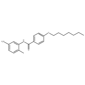 N-(5-Amino-2-methylphenyl)-4-(heptyloxy)benzamide Structure