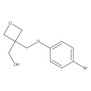 (3-(4-Bromophenoxymethyl)oxetan-3-yl)methanol结构式