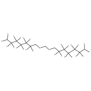 Bis(1H,1H,7H-perfluoroheptyloxy)methane结构式