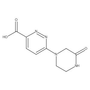 6-(3-Oxopiperazin-1-yl)pyridazine-3-carboxylic acid Structure