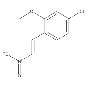 (E)-4-chloro-2-methoxy-1-(2-nitrovinyl)benzene Structure