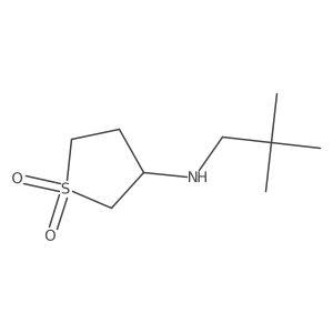 3-[(2,2-Dimethylpropyl)amino]-1lambda6-thiolane-1,1-dione Structure