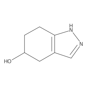 4,5,6,7-tetrahydro-1H-indazol-5-ol结构式