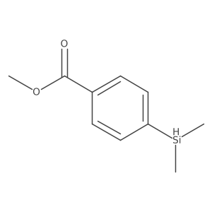 Methyl 4-(dimethylsilyl)benzoate Structure