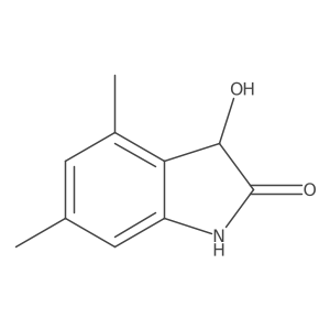 3-Hydroxy-4,6-dimethyl-2,3-dihydro-1H-indol-2-one Structure