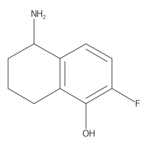 (R)-5-Amino-2-fluoro-5,6,7,8-tetrahydronaphthalen-1-ol Structure