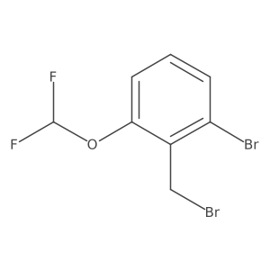 1-Bromo-2-(bromomethyl)-3-(difluoromethoxy)benzene Structure
