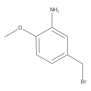 5-(Bromomethyl)-2-methoxyaniline Structure