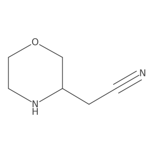 2-(Morpholin-3-yl)acetonitrile Structure