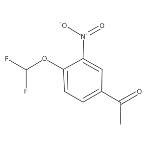 4'-Difluoromethoxy-3'-nitroacetophenone Structure