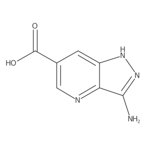 3-amino-1H-pyrazolo[4,3-b]pyridine-6-carboxylic acid Structure
