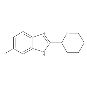 6-fluoro-2-(oxan-2-yl)-1H-1,3-benzodiazole Structure