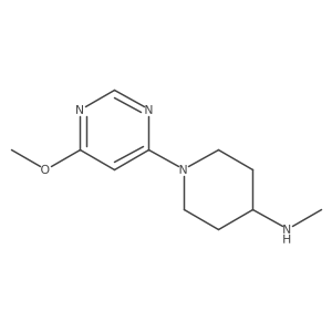 1-(6-Methoxy-4-pyrimidinyl)-n-methyl-4-piperidinamine结构式