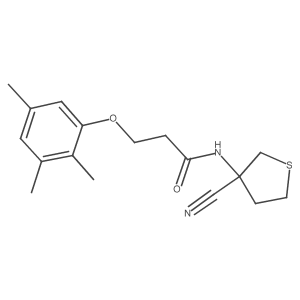 N-(3-Cyanothiolan-3-YL)-3-(2,3,5-trimethylphenoxy)propanamide Structure