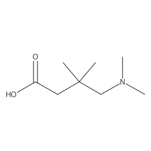 4-(Dimethylamino)-3,3-dimethylbutanoic acid Structure