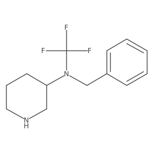 N-benzyl-N-(trifluoromethyl)piperidin-3-amine Structure