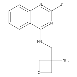 N-[(3-Aminooxetan-3-yl)methyl]-2-chloroquinazolin-4-amine结构式