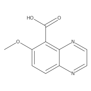 6-Methoxyquinoxaline-5-carboxylic acid结构式
