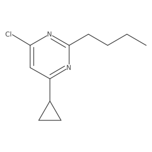 2-Butyl-4-chloro-6-cyclopropylpyrimidine结构式