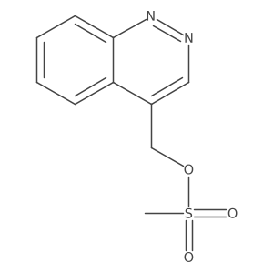 Cinnolin-4-ylmethyl methanesulfonate结构式
