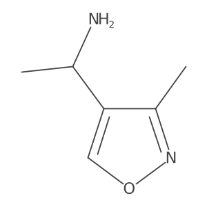 1-(3-Methyl-1,2-oxazol-4-yl)ethan-1-amine结构式