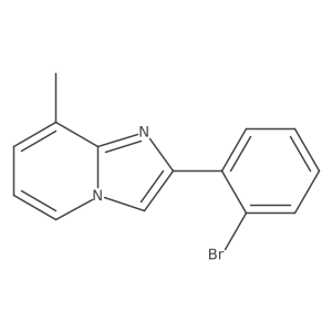 2-(2-Bromophenyl)-8-methylimidazo[1,2-a]pyridine结构式