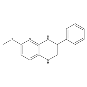 6-methoxy-3-phenyl-1H,2H,3H,4H-pyrido[2,3-b]pyrazine结构式