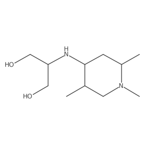 2-[(1,2,5-Trimethylpiperidin-4-yl)amino]propane-1,3-diol结构式