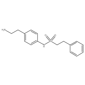 N-[4-(2-aminoethyl)phenyl]-2-phenylethanesulfonamide Structure