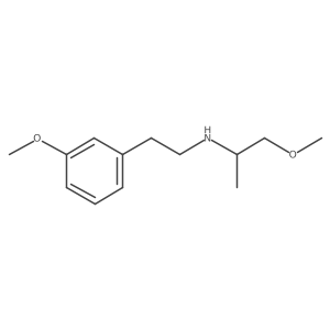 [2-(3-Methoxyphenyl)ethyl](1-methoxypropan-2-yl)amine Structure