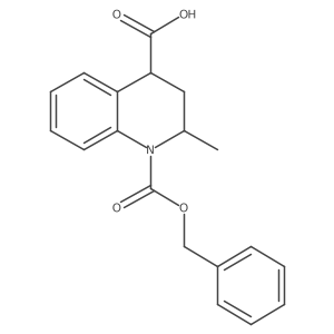 1-[(Benzyloxy)carbonyl]-2-methyl-1,2,3,4-tetrahydroquinoline-4-carboxylic acid Structure