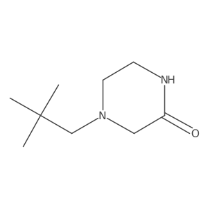 4-(2,2-Dimethylpropyl)-2-piperazinone Structure