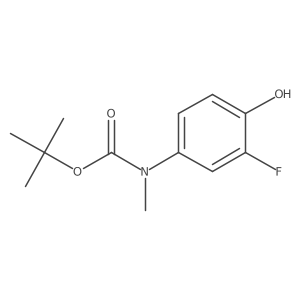 Tert-butyl N-(3-fluoro-4-hydroxyphenyl)-N-methylcarbamate Structure