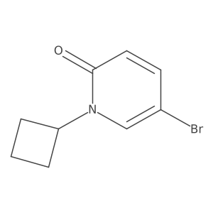 5-Bromo-1-cyclobutylpyridin-2(1H)-one结构式