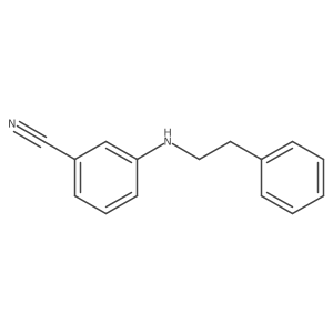 3-(2-Phenylethylamino)benzonitrile Structure