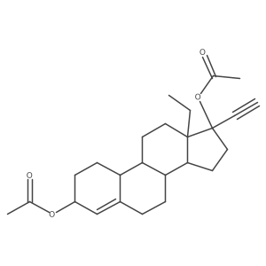 Levonorgestrel-3,17-diacetate Structure