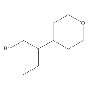 4-(1-Bromobutan-2-yl)oxane Structure