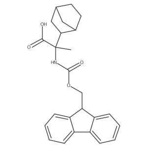 2-{bicyclo[2.2.1]heptan-2-yl}-2-({[(9H-fluoren-9-yl)methoxy]carbonyl}amino)propanoic acid Structure