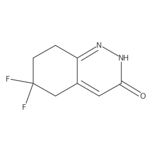 6,6-Difluoro-2,3,5,6,7,8-hexahydrocinnolin-3-one Structure